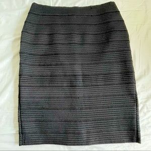 Express Black Stretchy High Waisted Pencil Skirt